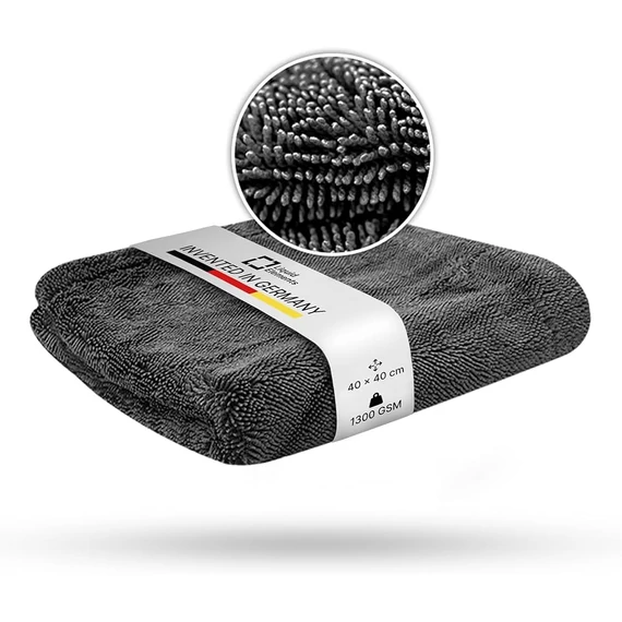 LIQUID ELEMENTS BLACK HOLE PREMIUM MICROFIBER CAR DRYING TOWEL 40 X 40 CM