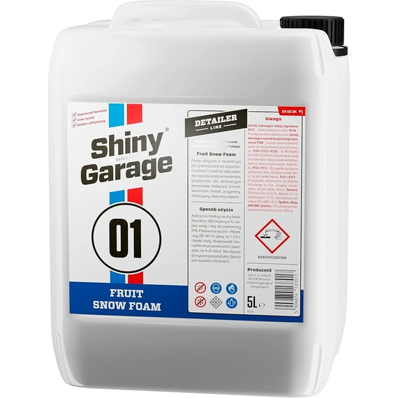 SHINY GARAGE FRUIT SNOW FOAM NEUTRAL PH 5000ML